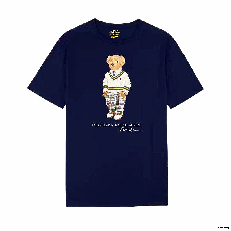 Ralph Lauren Bear Trend Brand Sapphire Blue T-shirt