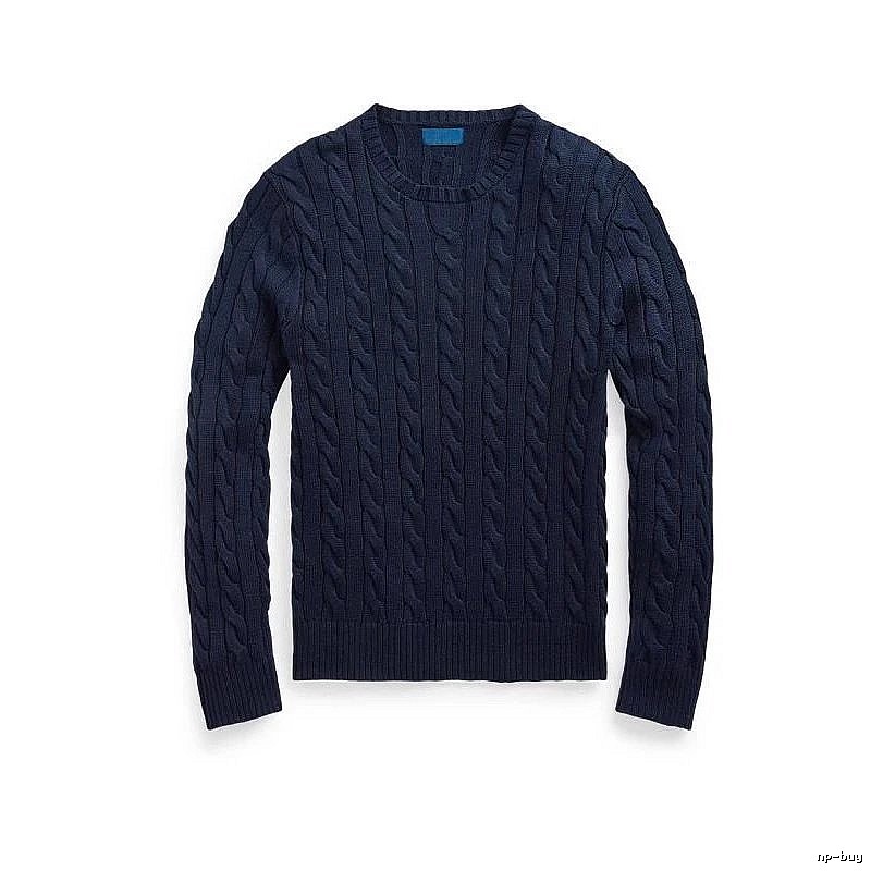 Ralph Lauren Classic Cable-knit sweater Navy Cable Knit for Daily Styling