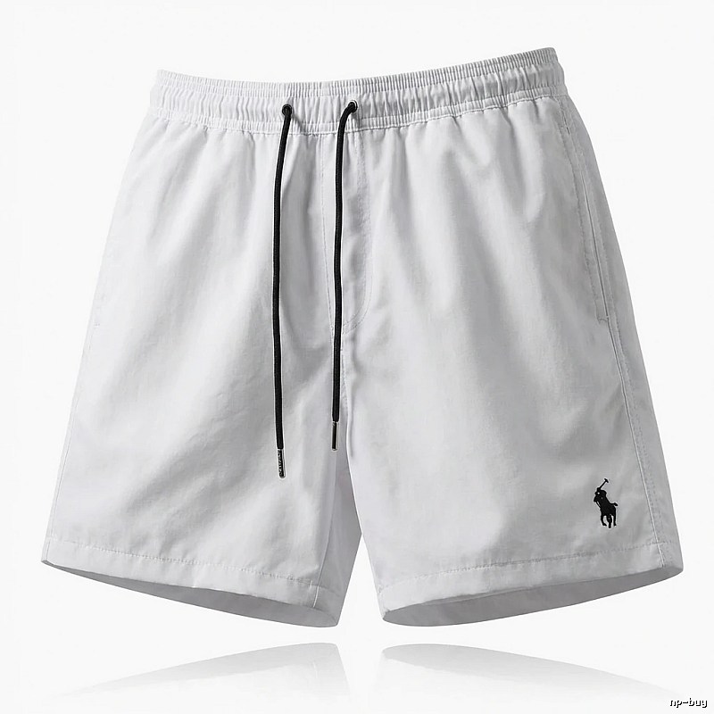 Ralph Lauren minimalist style white shorts