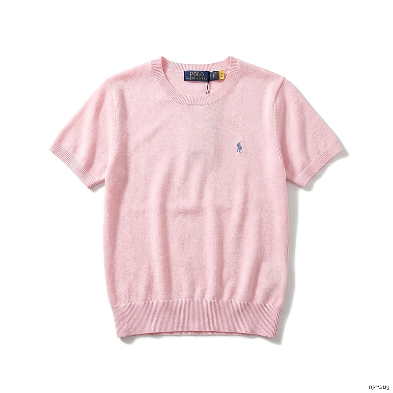Ralph Lauren Polo pink trendy brand short-sleeve shirt