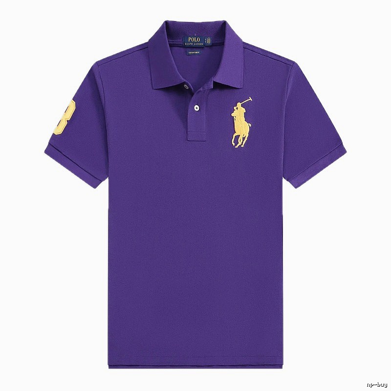 Ralph Lauren Polo Purple Classic Style Short-Sleeve