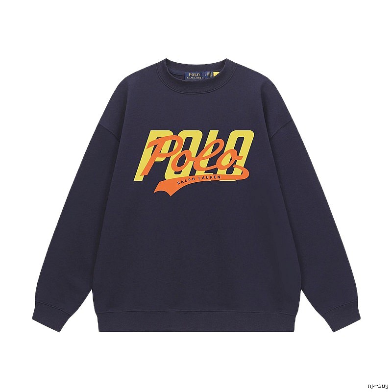 Ralph Lauren Polo Series Fashion Navy Blue Sweatshirt