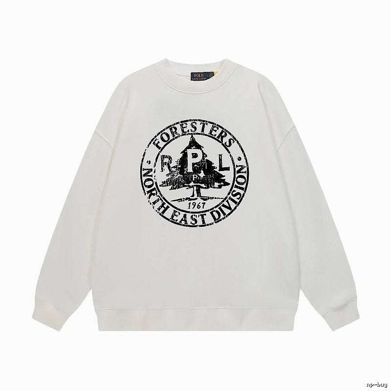 Ralph Lauren retro-style white sweatshirt
