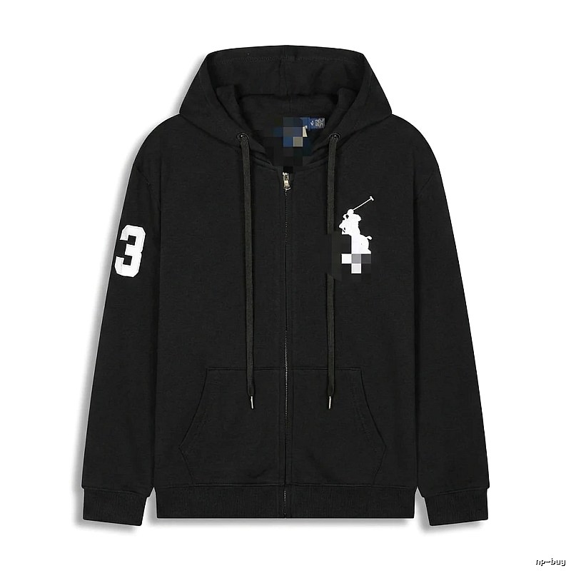 Ralph Lauren sporty black hoodie