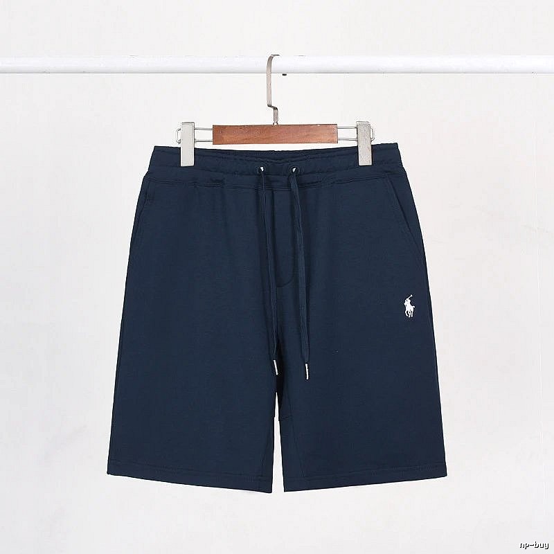 Ralph Lauren Streetwear Sweat shorts Gray Drawstring Small with Logo Accent