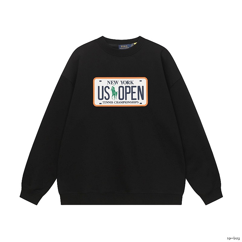 Ralph Lauren US OPEN Black Sweatshirt