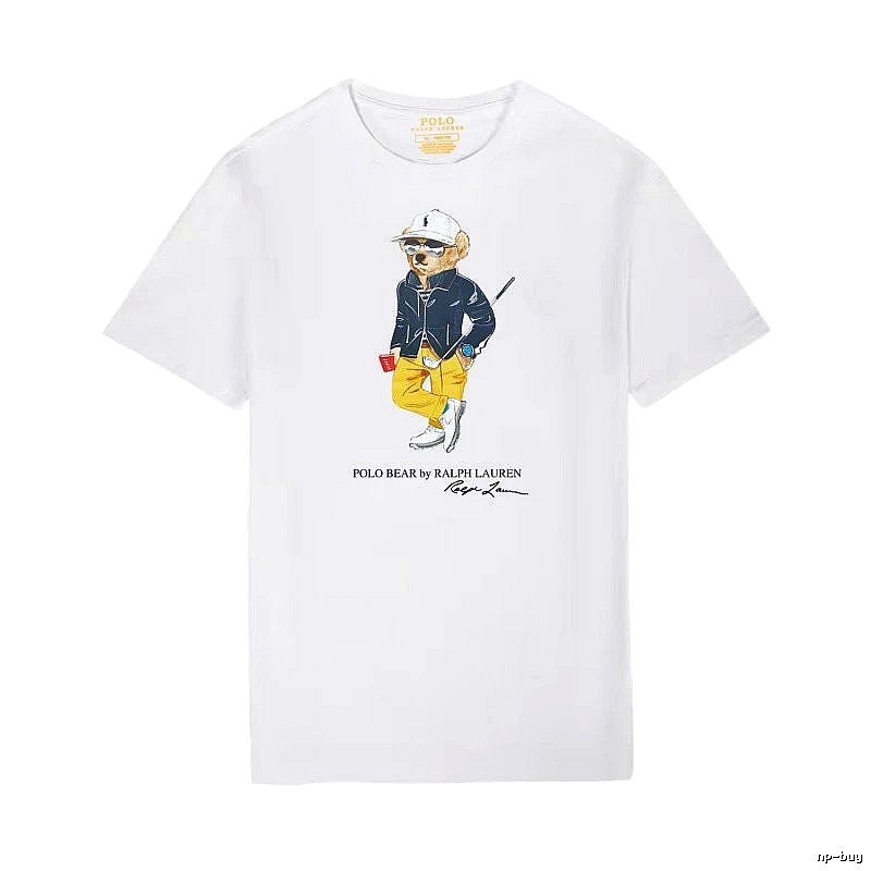 Ralph Lauren white T-shirt with bear print