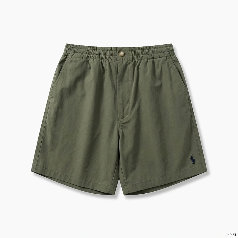 Ralph Lauren's casual-style military green shorts
