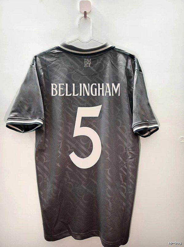 Real Madrid Relaxed Bellingham #5 soccer jersey White Real Madrid with Versatile Design