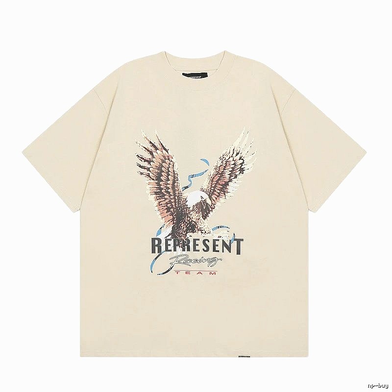 Represent Flying Eagle Vintage Beige T-Shirt