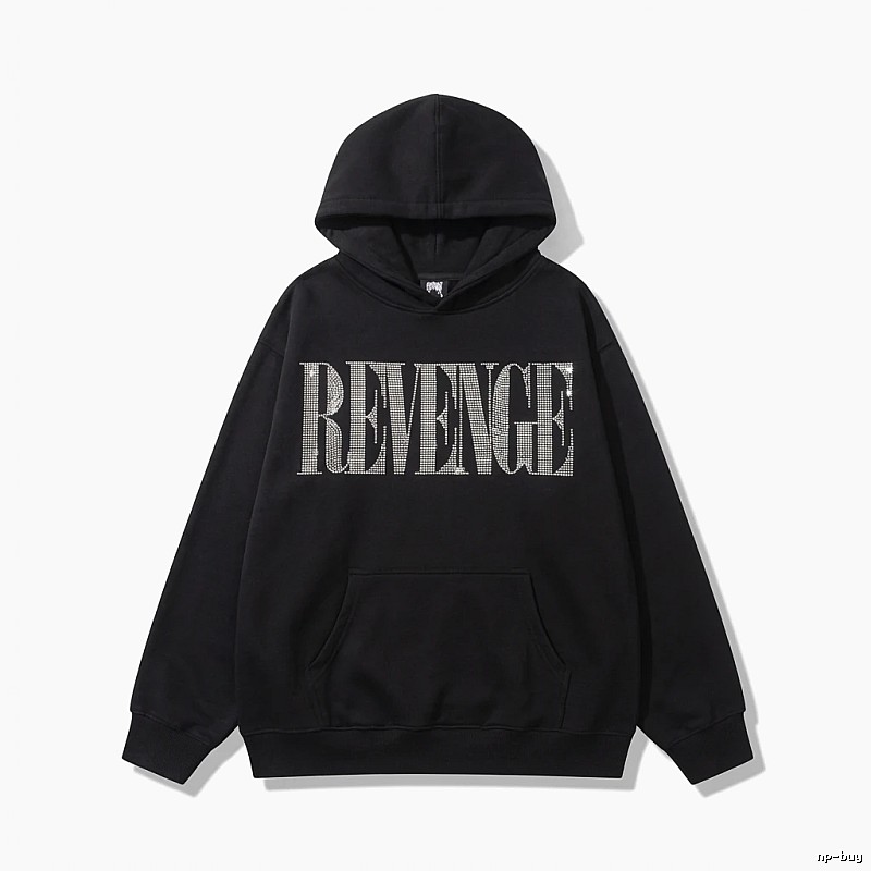 Revenge Letter Wind Black Hoodie