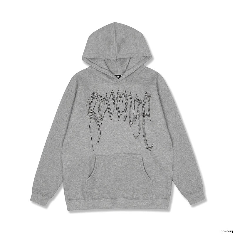 Revenge trendy and cool style grey hoodie