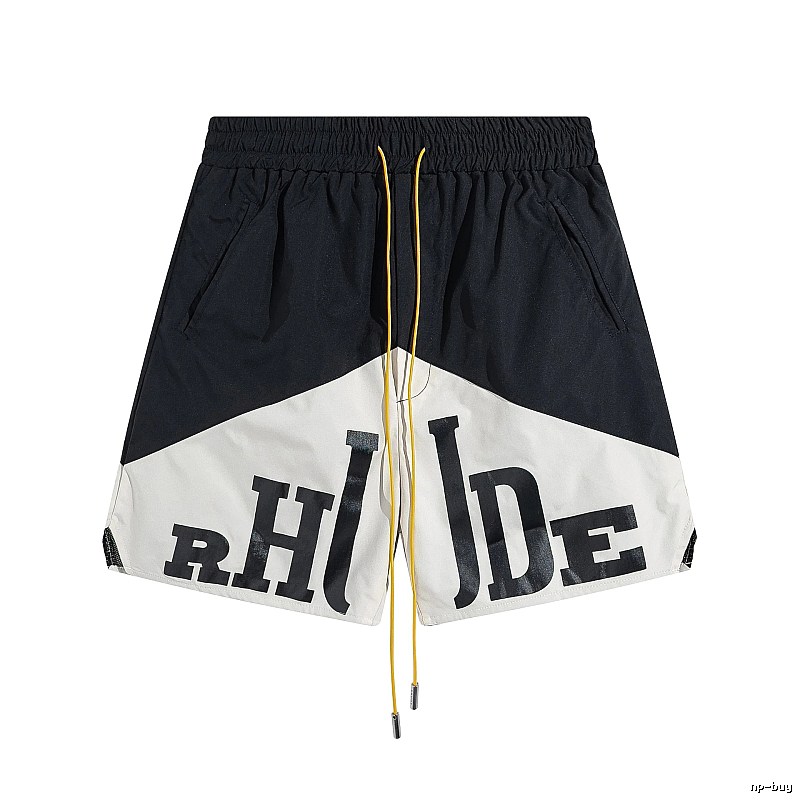 RHUDE Color-blocking Trendy Brand Shorts