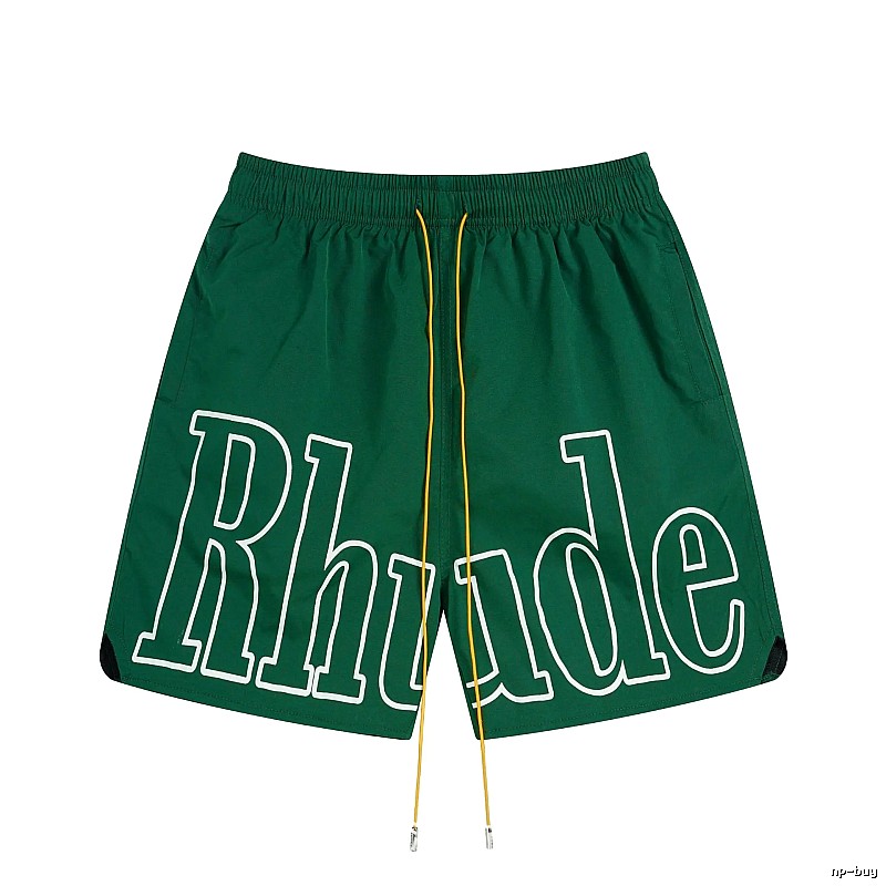 RHUDE letter trendy brand style shorts