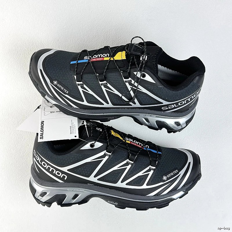 Salomon Black Treaded Trail Sole Trail Sneakers