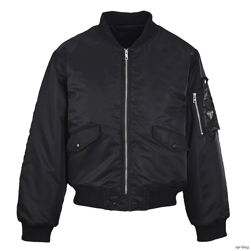 Sleeve Zip Pocket Utility Bomber Jacket by C.P. - Winter