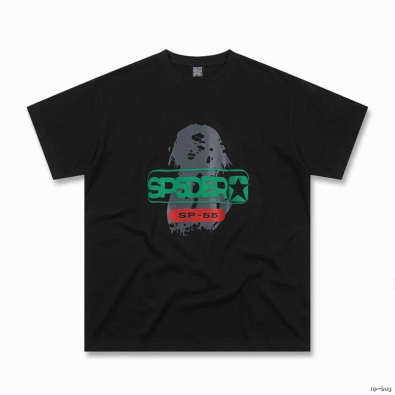 Sp5der Dark Cool Trend Short Sleeve
