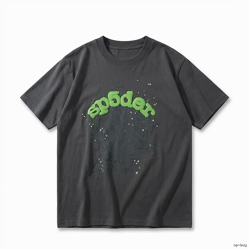 Sp5der Dark Style Black T-shirt
