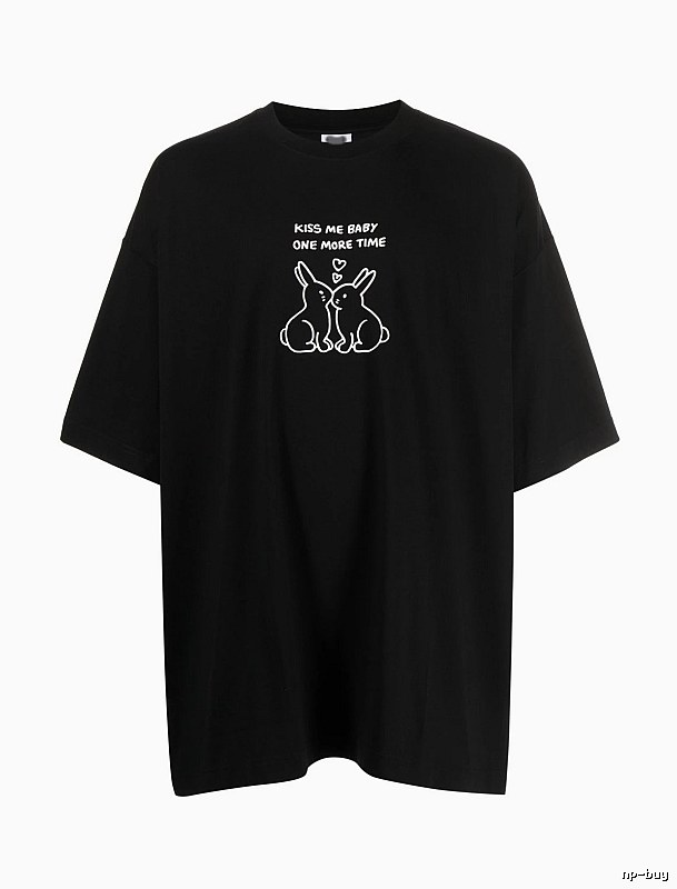 Sport Statement graphic T-shirt Black Colorful Lucky for Warm Weather