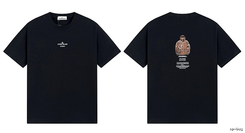 Stone Island Archive Series Street Style Black T-Shirt