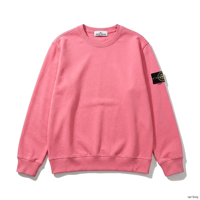 Stone Island basic pink sweatshirt