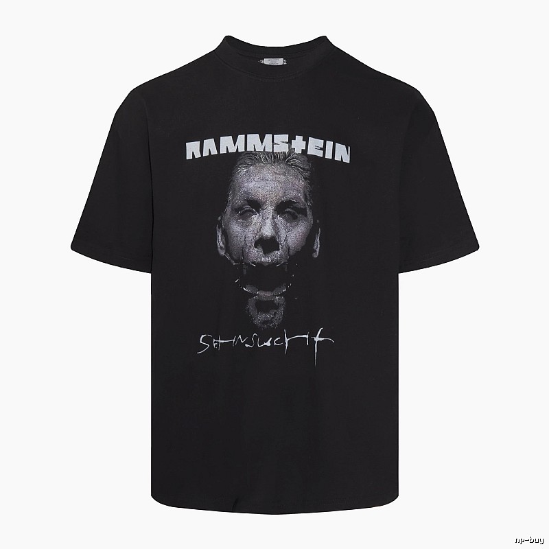 Streetwear Statement graphic T-shirt Black Colorful Lucky with Logo Accent