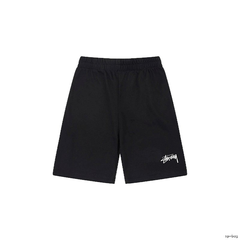 Stussy basic casual black shorts