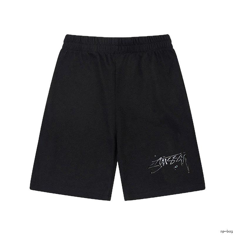 Stussy Basic Style Trendy Black Shorts