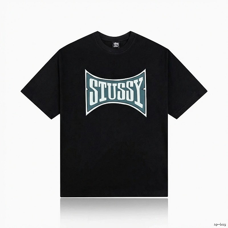 Stussy classic black T-shirt