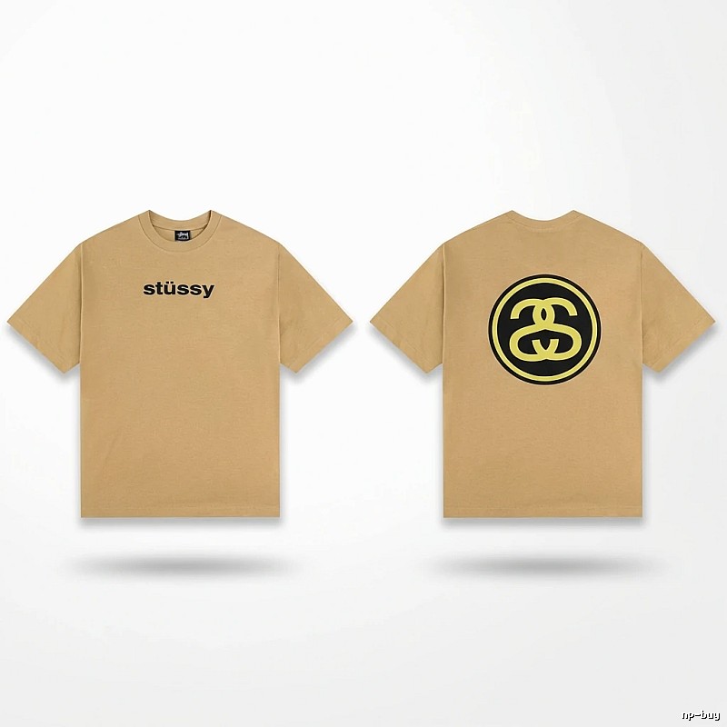 Stussy classic khaki short-sleeve