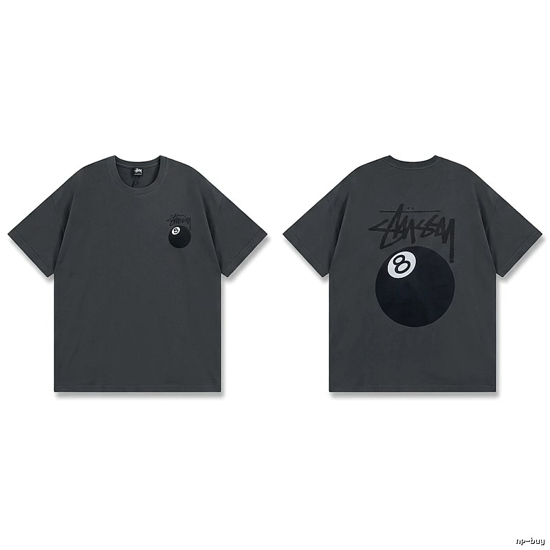 Stussy No.8 Retro Black T-shirt