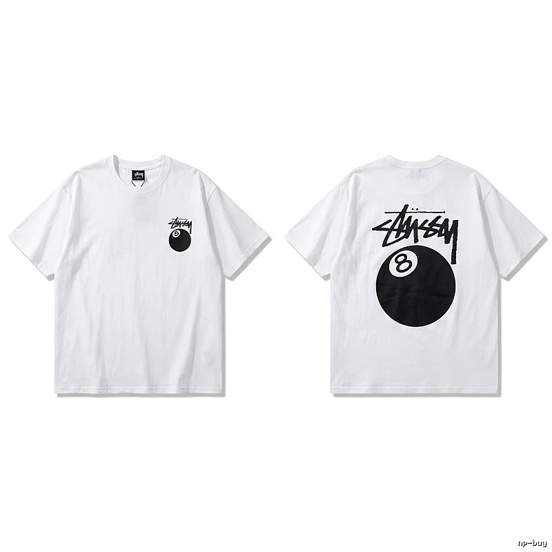 Stussy trendy style white T-shirt