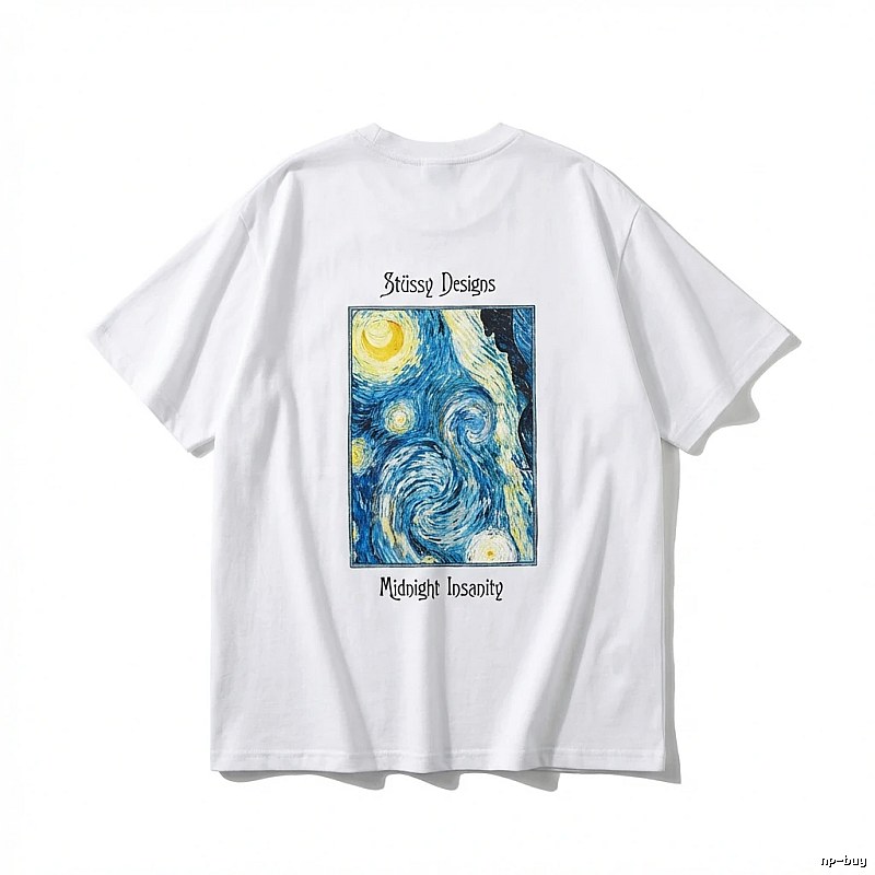 Stussy Van Gogh Series White T-shirt