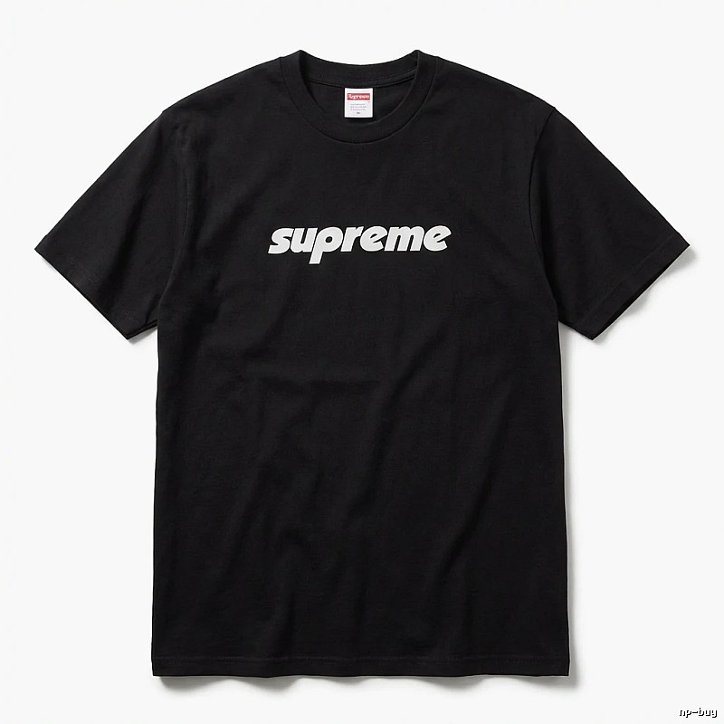 Supreme basic black T-shirt