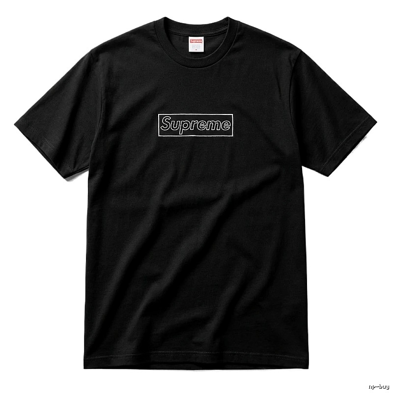 Supreme Basic Style Simple Black T-shirt