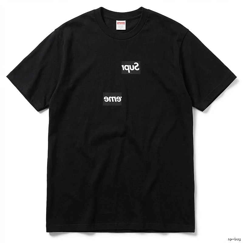 Supreme classic black T-shirt