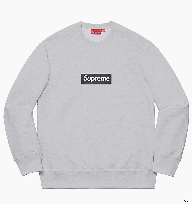 Supreme Classic Logo hoodie Gray Red Oversized with Travel-Friendly Style
