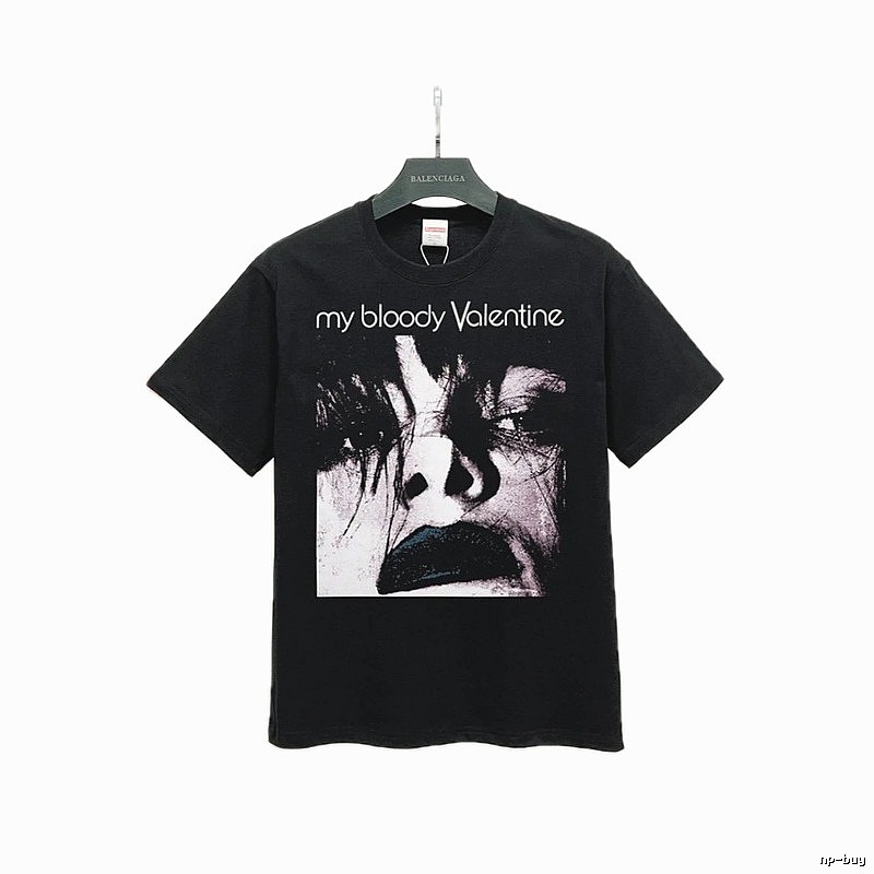 Supreme Collab Portrait Street Style Black T-Shirt