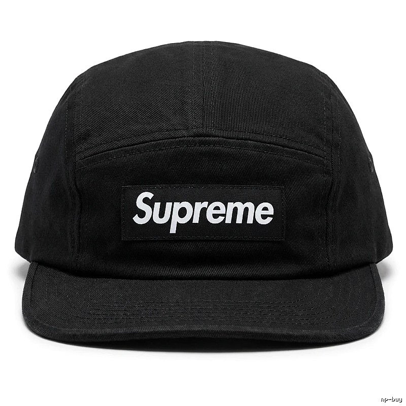 Supreme minimalist style black hat