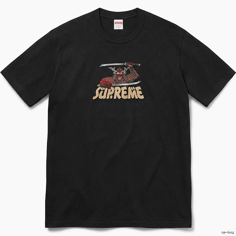 Supreme Samurai-style Black T-shirt