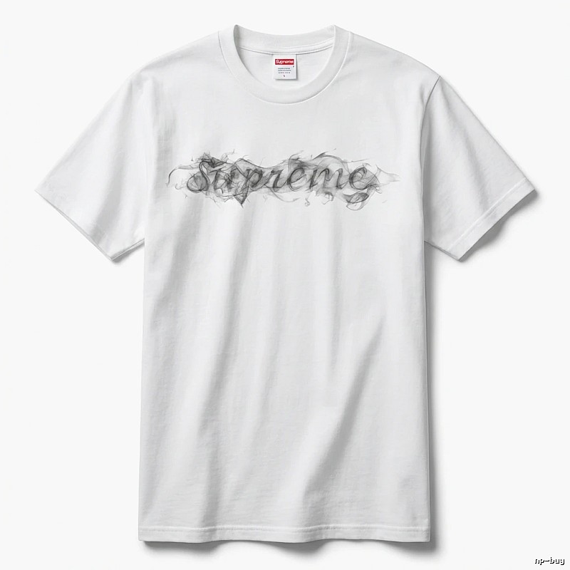 Supreme Smoke Style White T-shirt