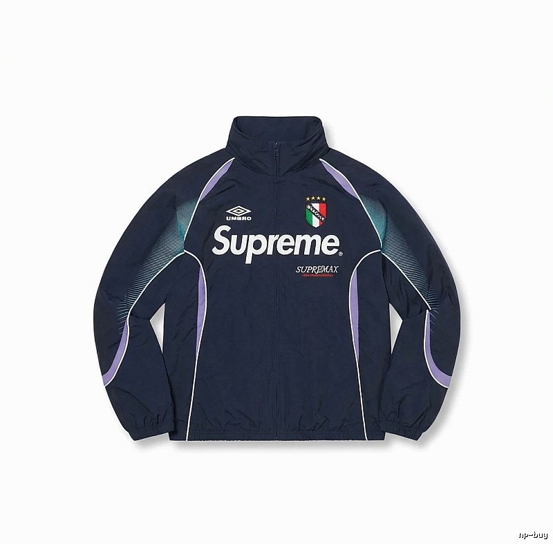 Supreme sporty dark blue jacket