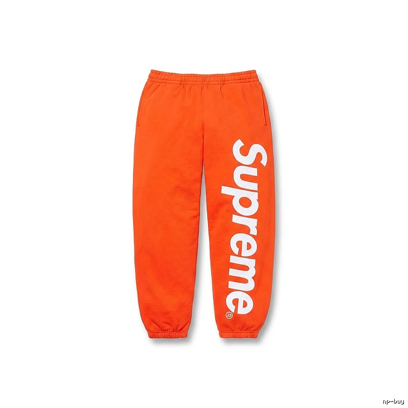 Supreme trendy brand orange sweatpants