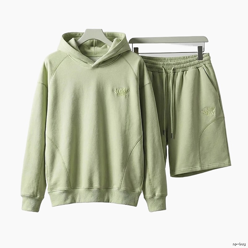 SynaWorld casual style light green suit