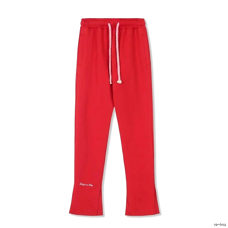 SynaWorld casual-style red long trousers