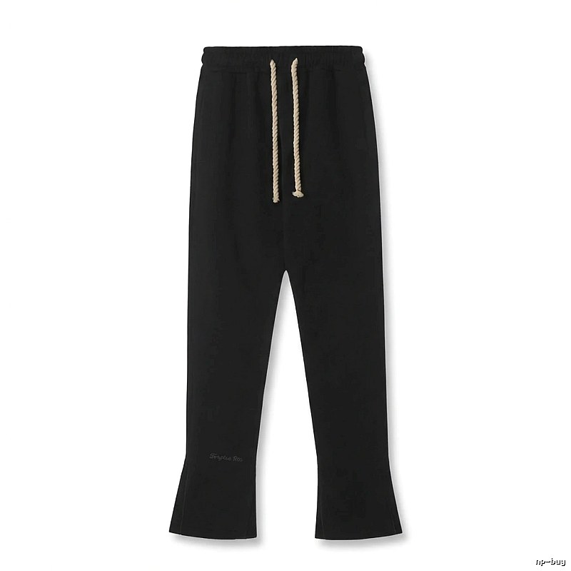 SynaWorld Trendy Style Black Long Pants