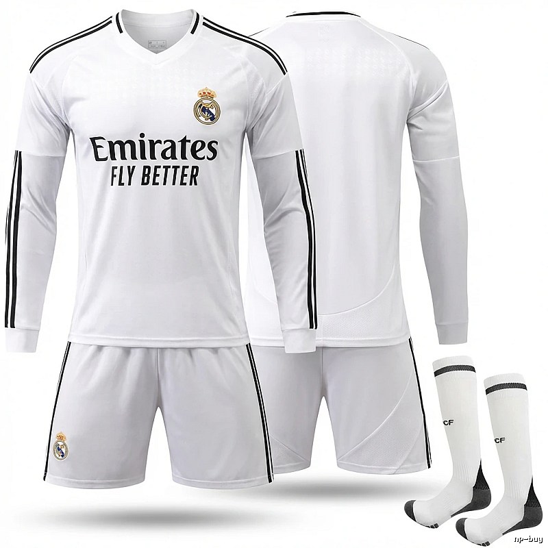 The white sporty jersey of Real Madrid.