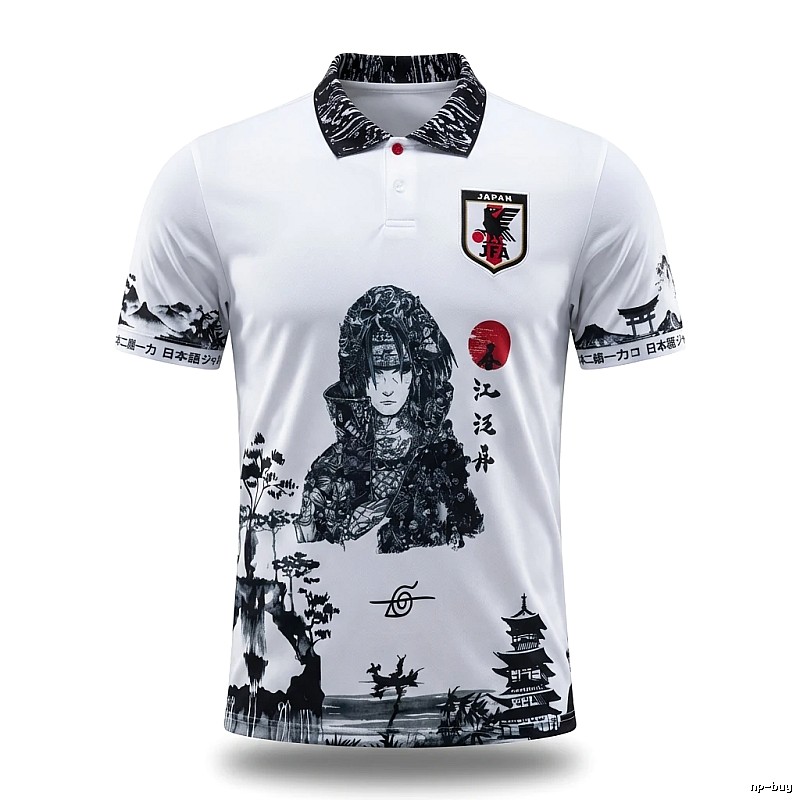Tokyo Ghoul wind white short-sleeved shirt.