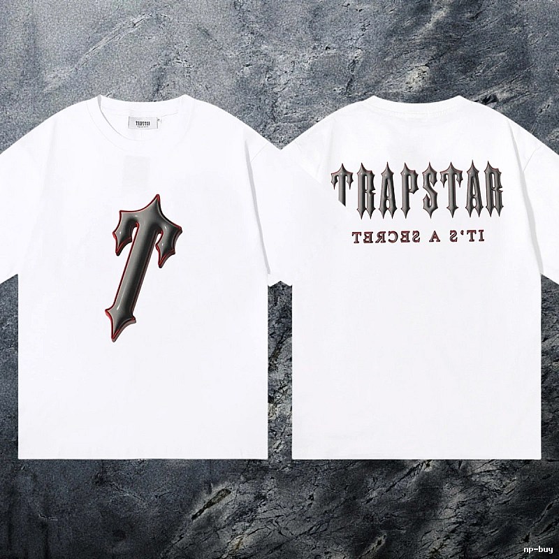 Trapstar Casual Keys graphic T-shirt Black White Key for Comfortable Styling