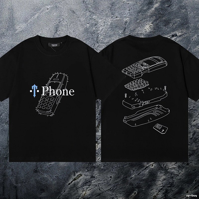 Trapstar Lightweight Keys graphic T-shirt Black White Key for Trend Styling